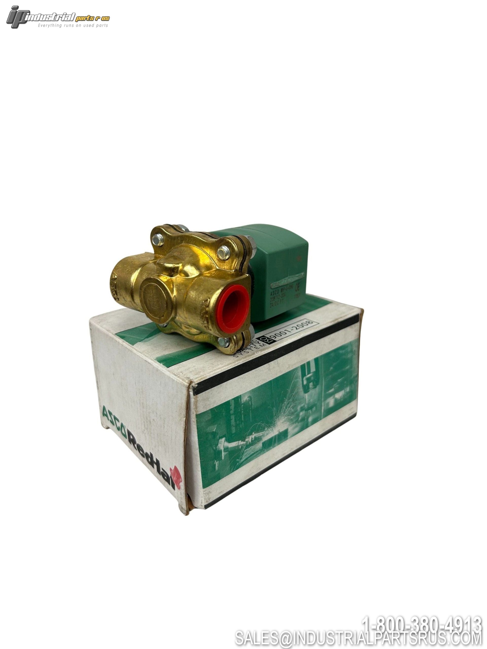 Asco SC8210G002 2-Way Solenoid Valve 1/2 NPT Brass NC 4 Cv Series 8210