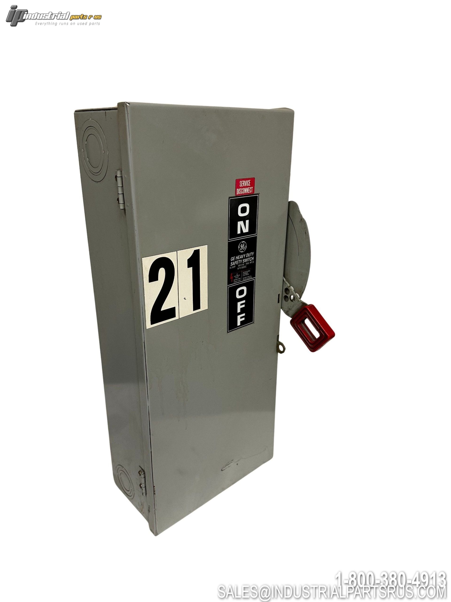 GE NP1578000C Heavy Duty Safety Switch 60A 600VAC 3P Fusible Disconnect