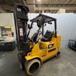Caterpillar GC55KPRSTR 12000 lb LPG Forklift 3-Stage Mast 172" Lift