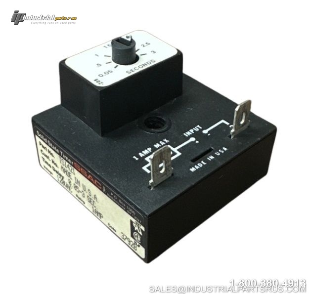 Ssac TS1421 Time Delay Relay 120VAC 0.05-3s Delay-on-Make 1A