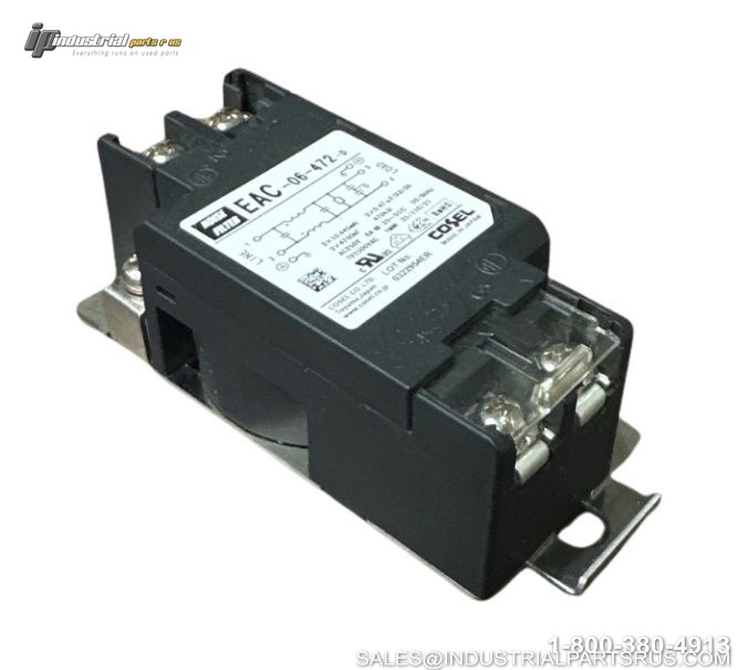 COSEL EAC-06-472-D Power Line Filter EMI/EMC 6A 250VAC/250VDC DIN Rail