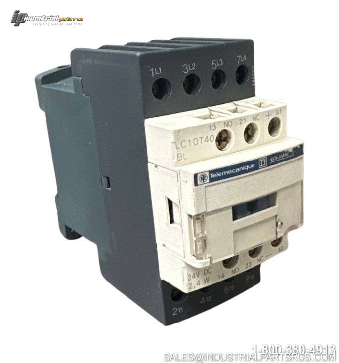 Telemecanique LC1DT40BL TeSys D Contactor 40A 4P 24VDC Low Consumption