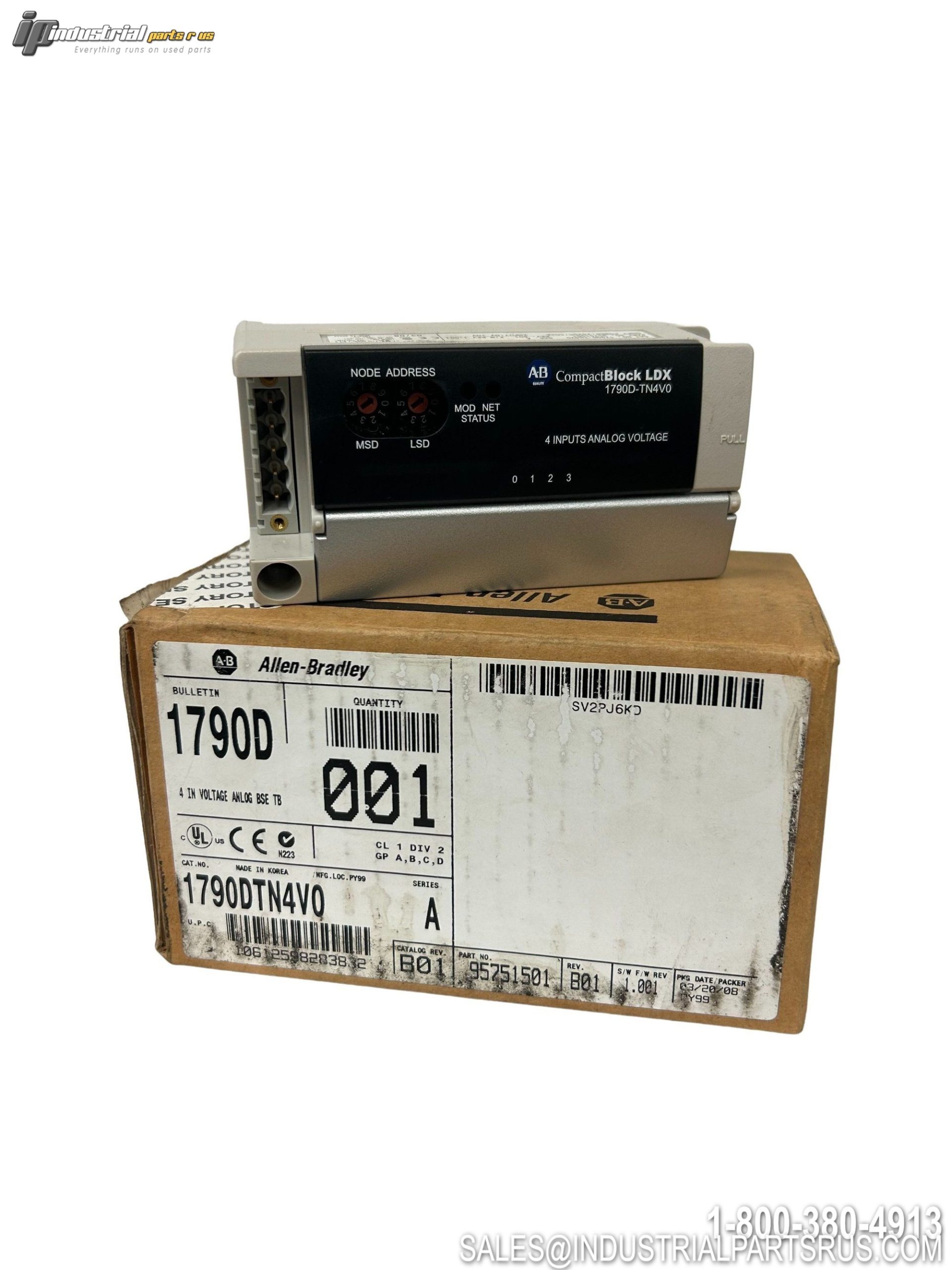 Allen-Bradley 1790DTN4V0 CompactBlock LDX 4-Channel Analog Input Module