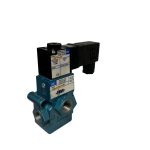 Mac 55B-11-PI-111JB 3-Way Solenoid Valve 120VAC 1/4" Rectangular W/PID-111JB