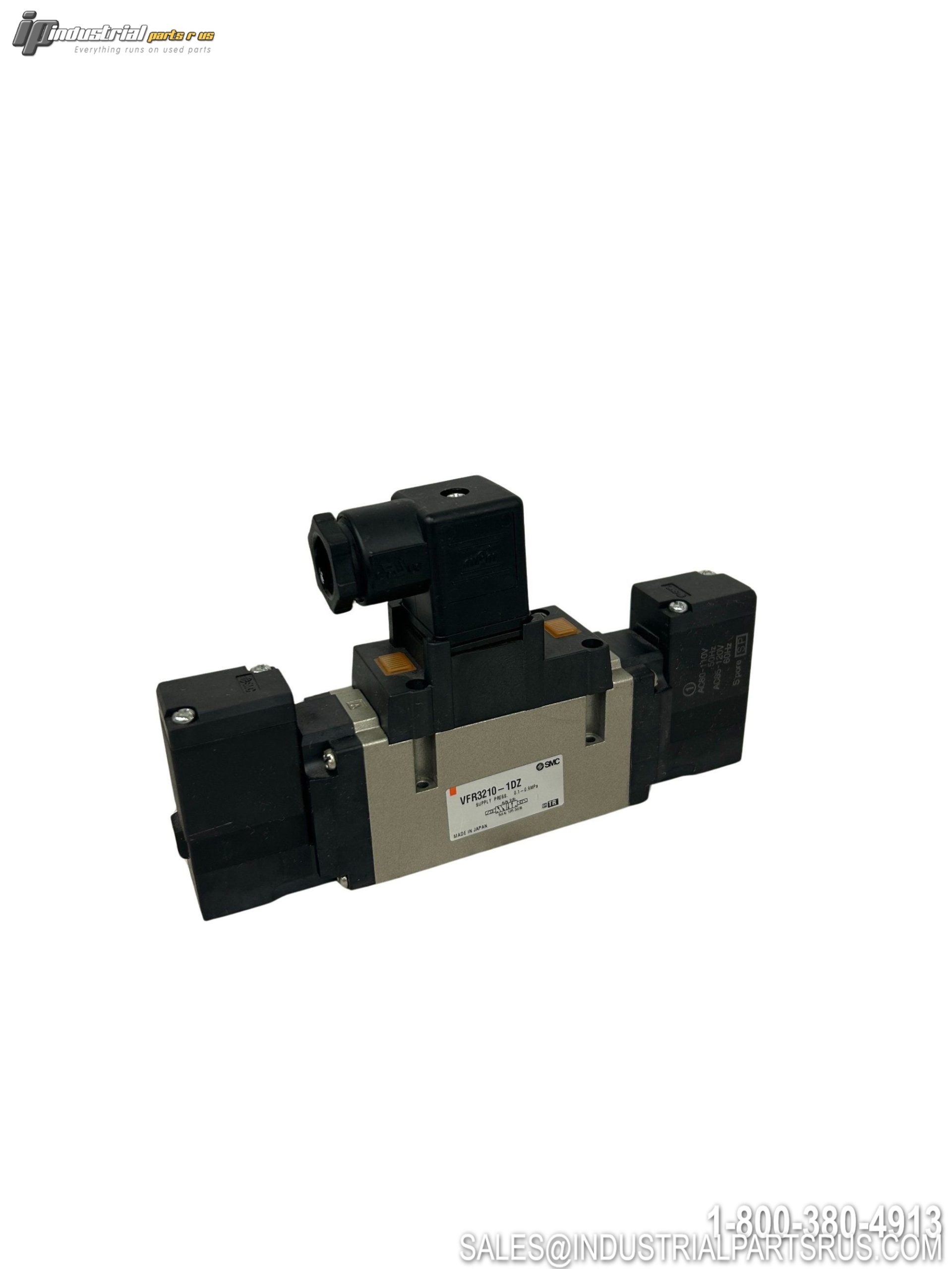 SMC VFR3210-1DZ 5-Port Pilot Solenoid Valve Double 1/4" Pneumatic 2-Pos