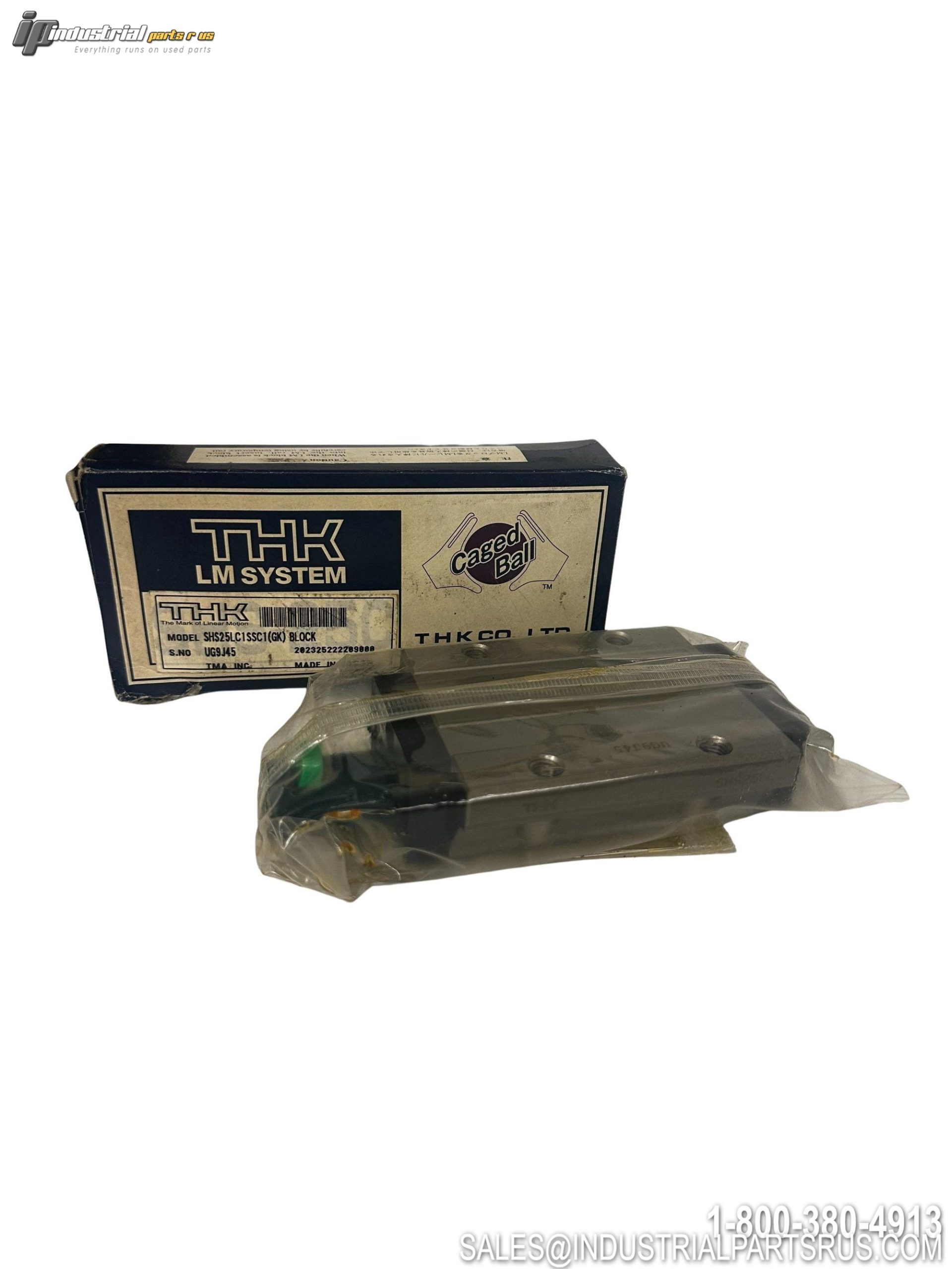 THK SHS-25C Caged Ball Linear Guide 25mm Rail 4-Way Equal Load