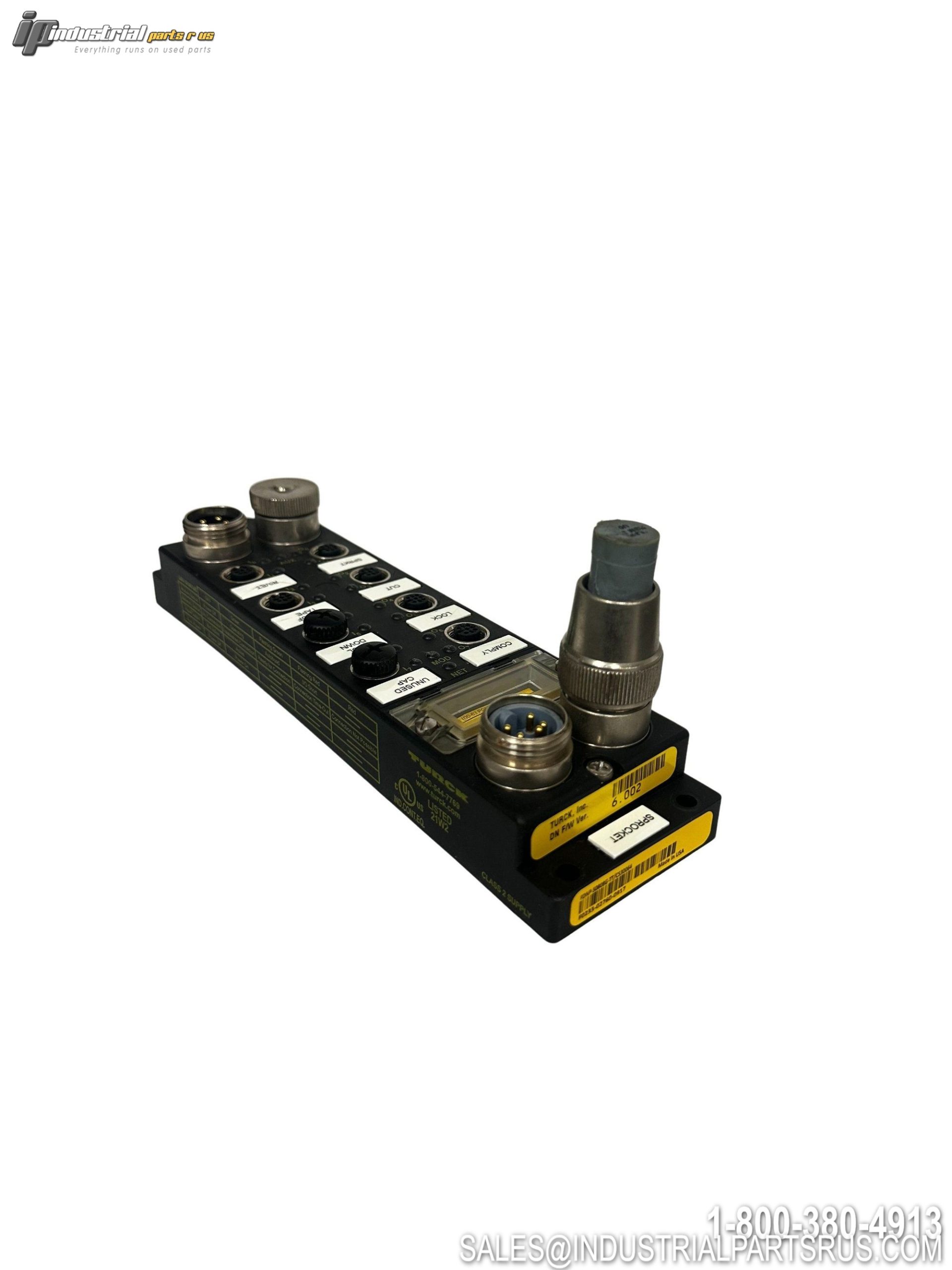 Turck FDNP-S0808G-TT/CS30064 DeviceNet I/O Module 8 In 8 Out 24VDC IP67