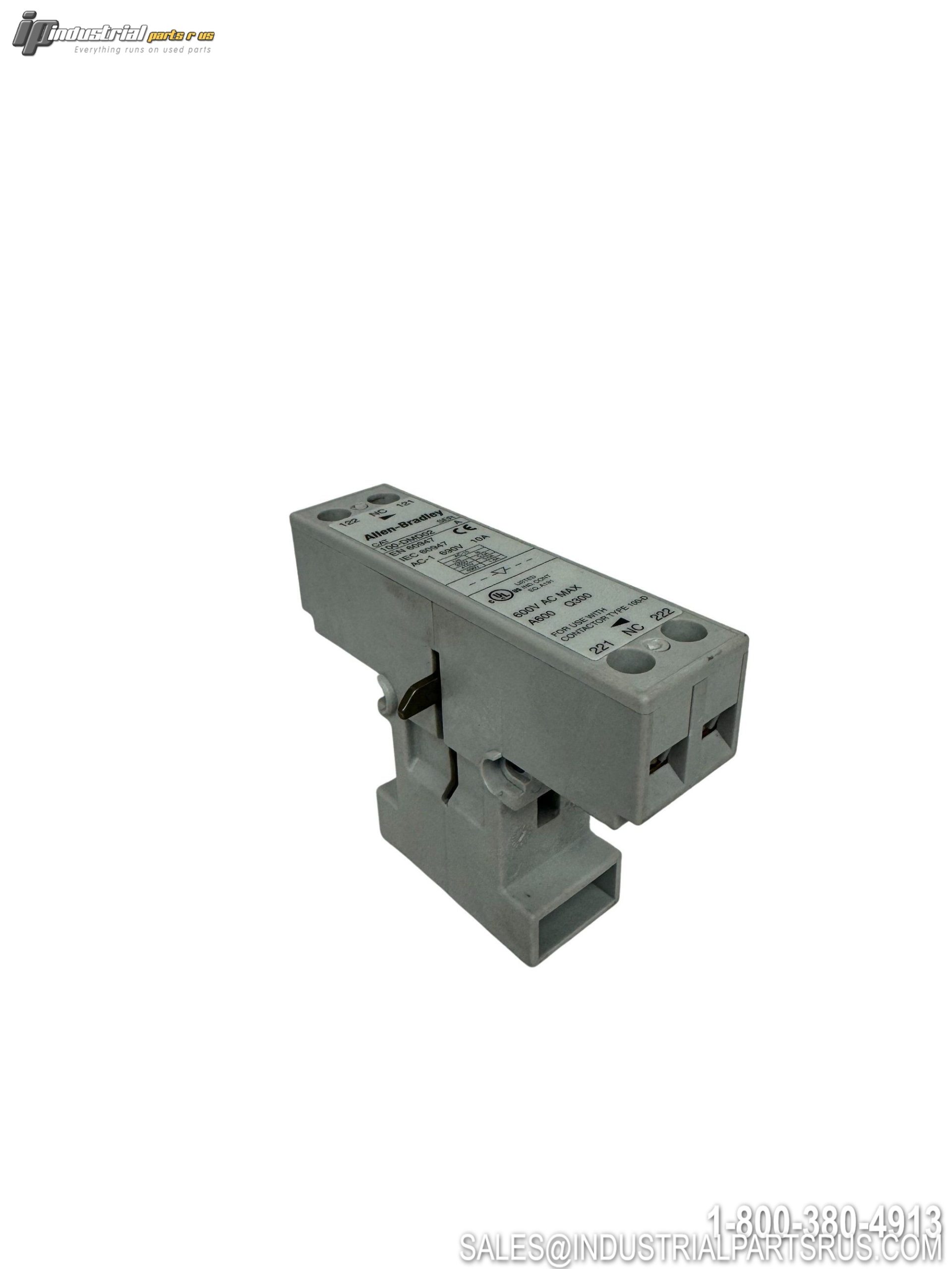 Allen-Bradley 100-DMD02 Mechanical/Electrical Interlock 2NC Contacts