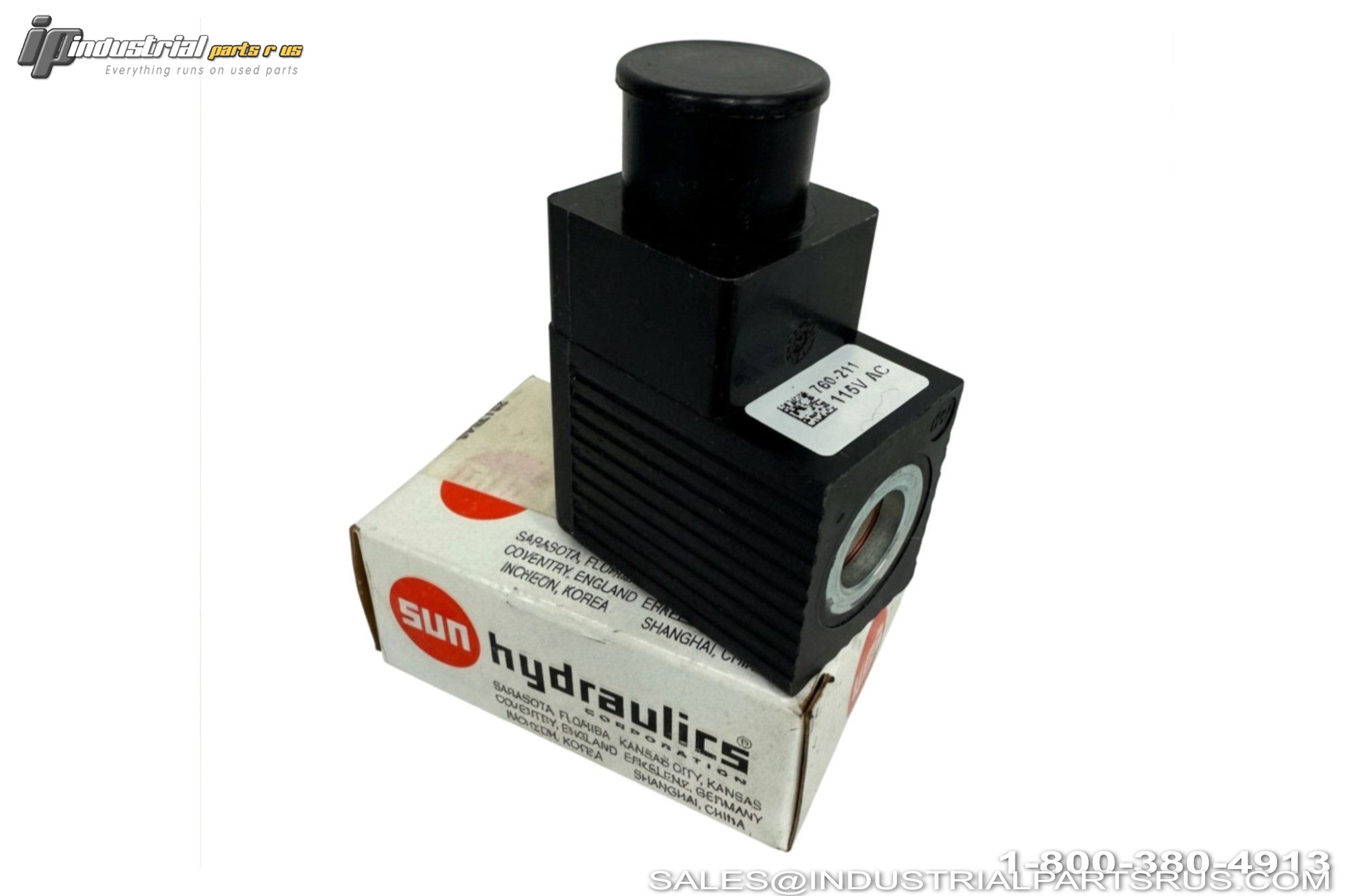 Sun Hydraulics 760-211 Solenoid Coil 115VAC 50/60Hz ISO/DIN 43650