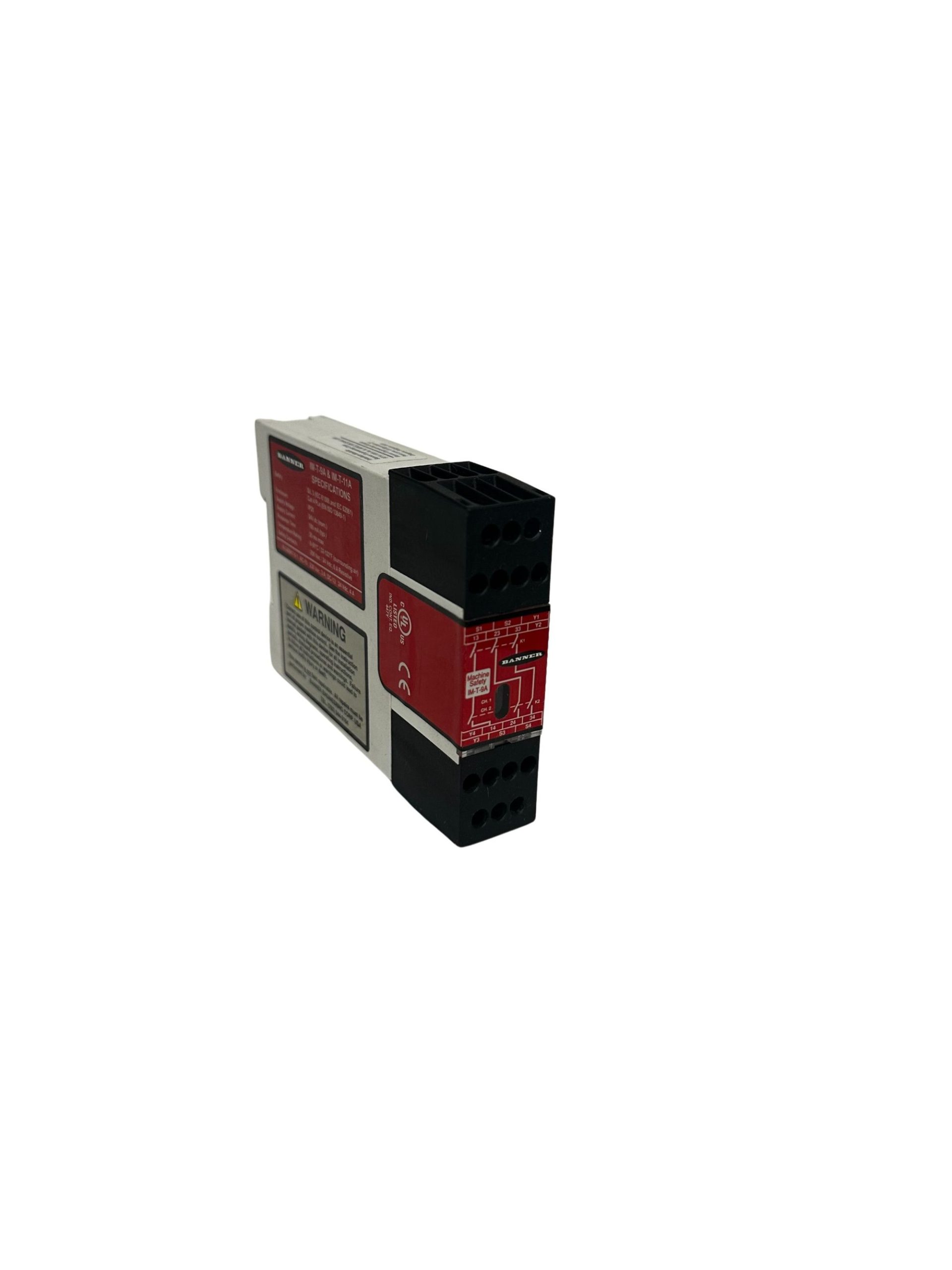 Banner Engineering IM-T-9A Safety Relay Module, 24Vdc, 6A